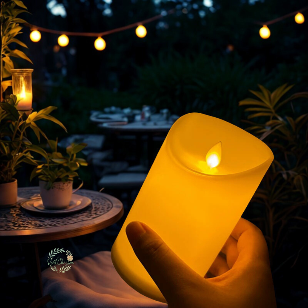 Bougie sans flamme taille M