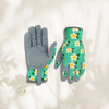 Gants de jardinage colorés et fleuris adulte