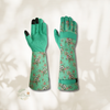 Gants de jardinage long colorés et fleuris adulte