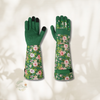 Gants de jardinage long colorés et fleuris adulte