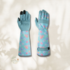 Gants de jardinage long colorés et fleuris adulte