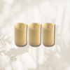 Lot de bougie sans flamme taille L