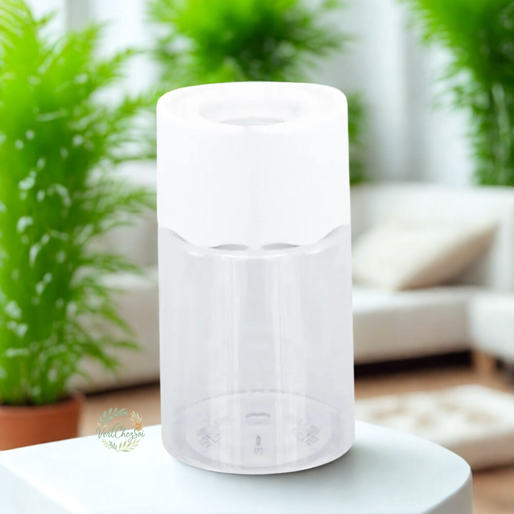 mini pot hydroponie transparent