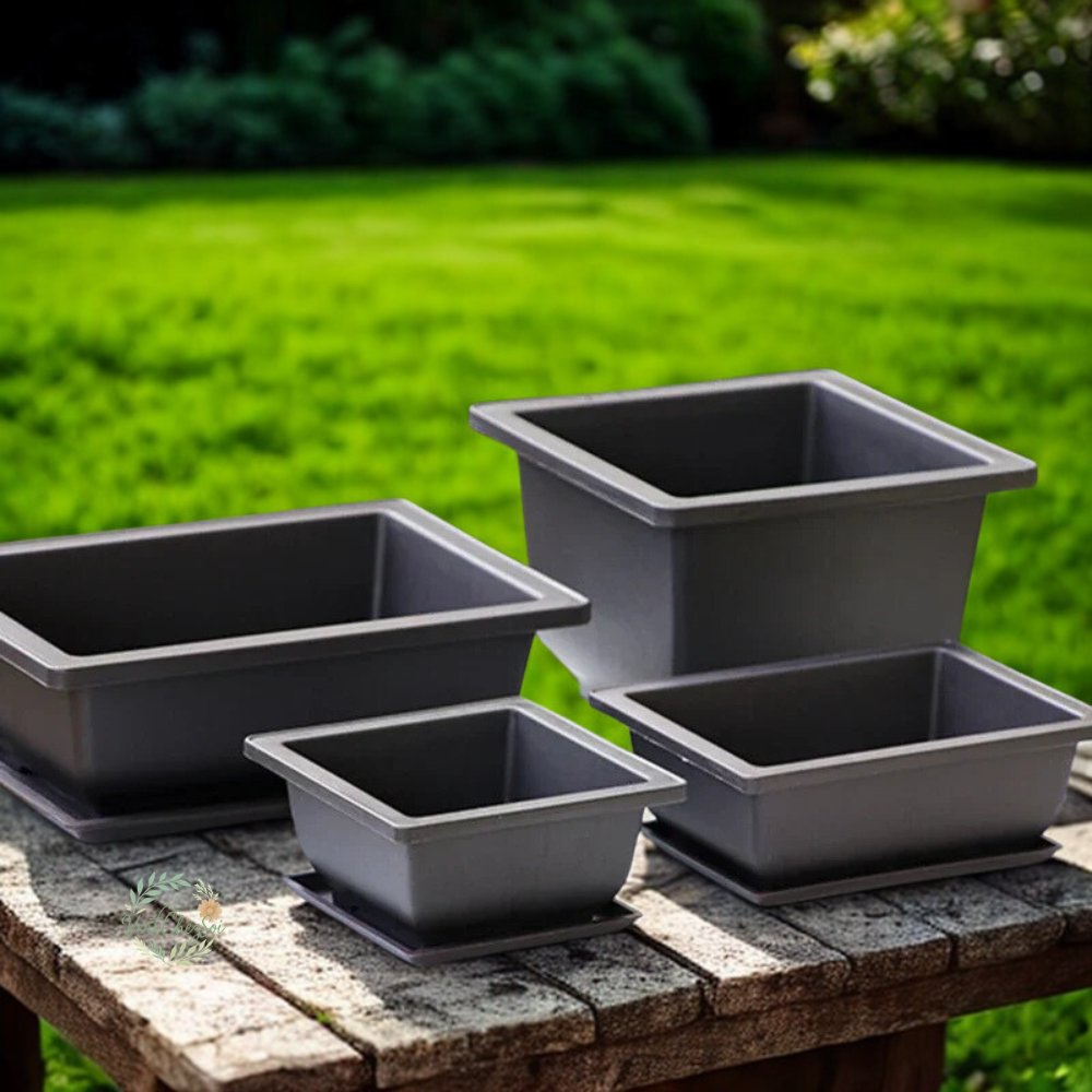 Pot de fleur hexagonale