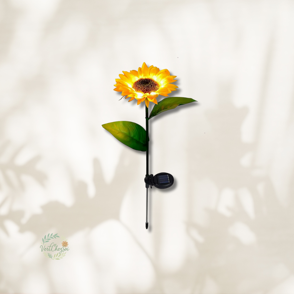 Tournesol solaire décoration de jardin lumineuse