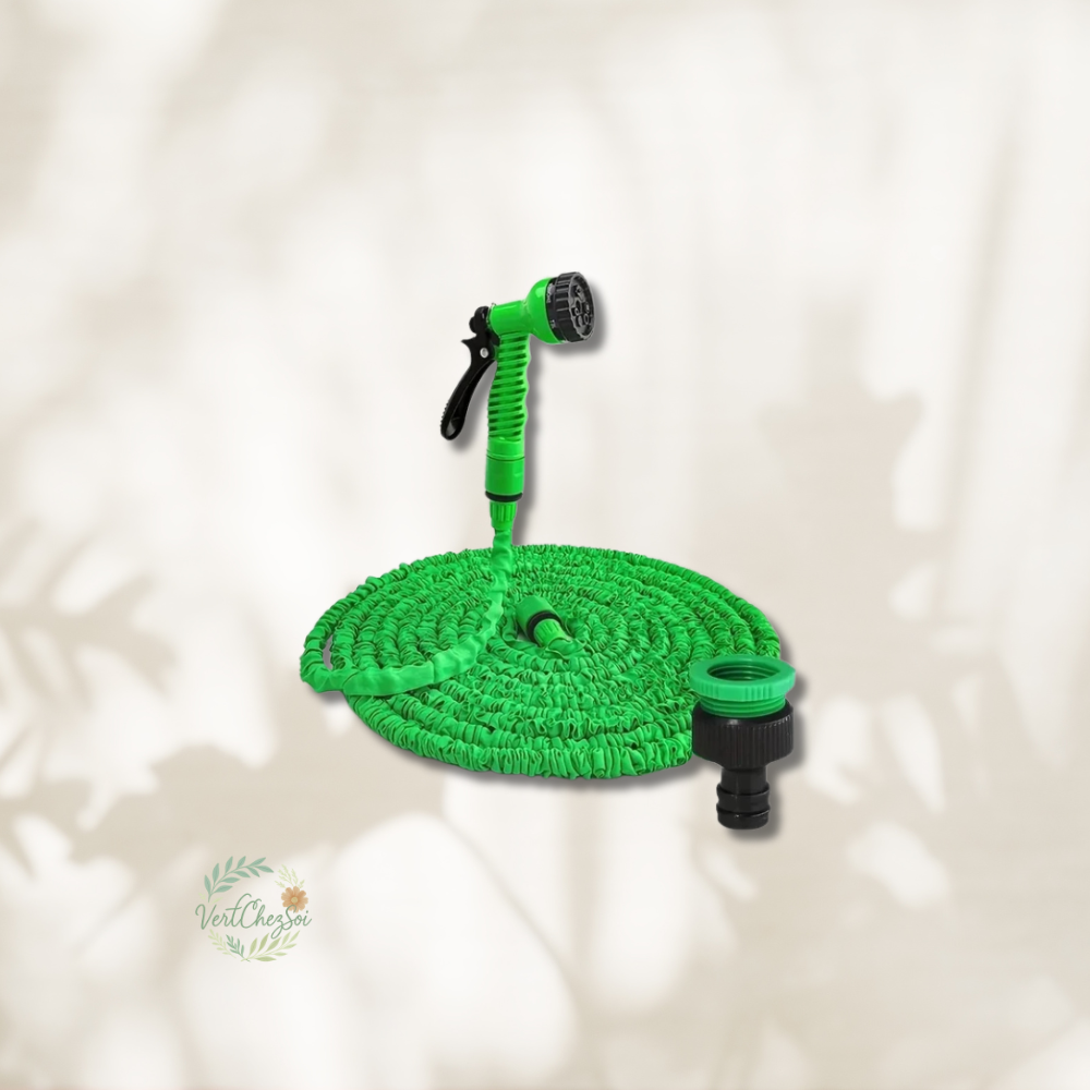 Tuyau d'arrosage extensible coloré